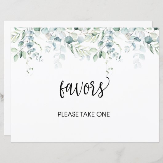 Band voor bruiloft - Eucalyptus Wedding (Voorkant / Achterkant)