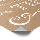 Band voor bruiloft - Kies een trouwe bruiloft voor Poster (Hoek)