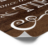 Band voor bruiloft - Kies een trouwe bruiloft voor Poster (Hoek)