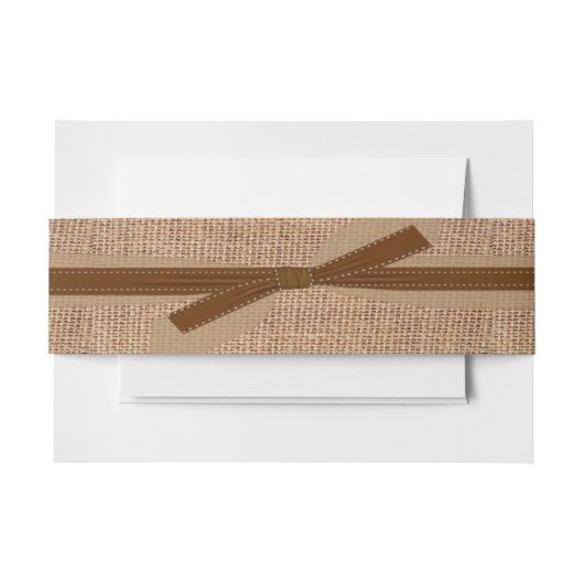 Band voor buidoek uitnodigingen wikkel (Voorkant Voorbeeld)