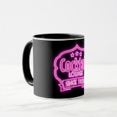 Band voor cokesstaart met  neonboog mok (Voorkant links)