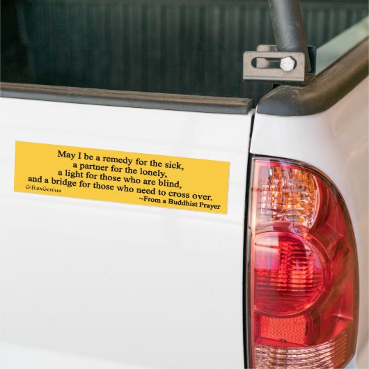 Band voor de zieke bumpersticker (Op Truck)
