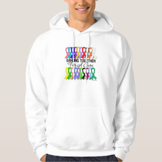 Band voor een kuur voor alle kanker hoodie
