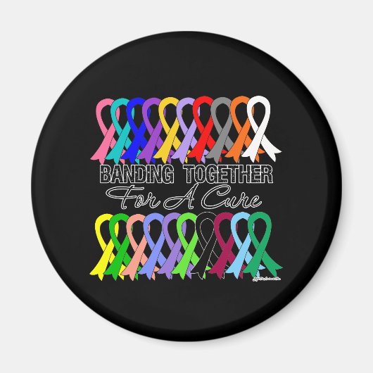 Band voor een kuur voor alle kanker magneet (Voorkant)