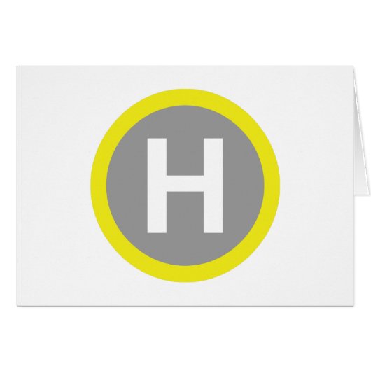 Band voor helipad (Voorkant Horizontaal)