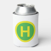 Band voor helipad blikjeskoeler (Blikje Voorkant)