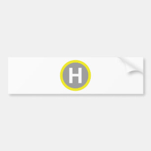 Band voor helipad bumpersticker