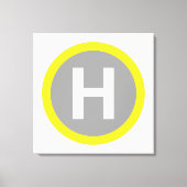 Band voor helipad canvas afdruk (Voorkant)