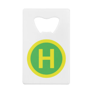 Band voor helipad creditkaart flessenopener