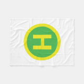 Band voor helipad fleece deken (Voorkant (Horizontaal))