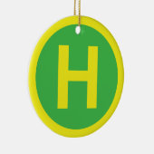 Band voor helipad keramisch ornament (Rechts)