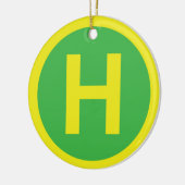 Band voor helipad keramisch ornament (Links)