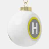 Band voor helipad keramische bal ornament (Links)