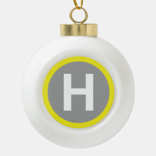 Band voor helipad keramische bal ornament