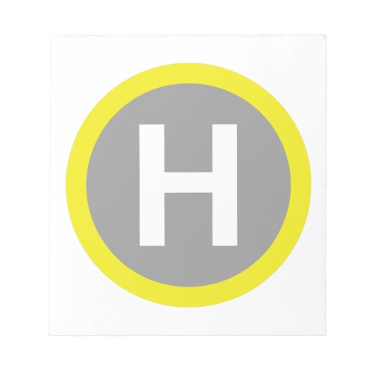 Band voor helipad notitieblok (Voorkant)