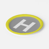 Band voor helipad papieren bordje (Gekanteld)