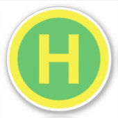 Band voor helipad sticker (Voorkant)