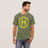 Band voor helipad t-shirt (Voorkant volledig)
