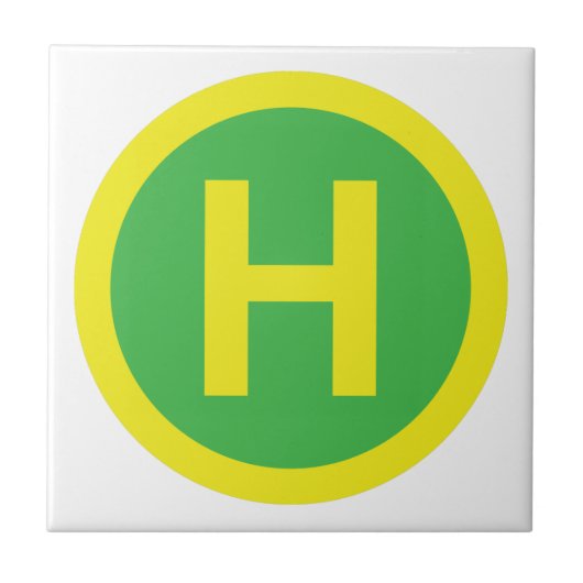 Band voor helipad tegeltje (Voorkant)