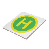 Band voor helipad tegeltje (Zijkant)