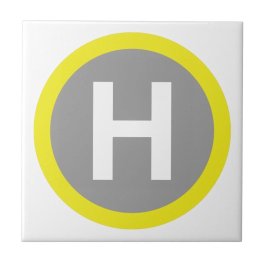 Band voor helipad tegeltje (Voorkant)