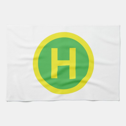 Band voor helipad theedoek (Horizontaal)