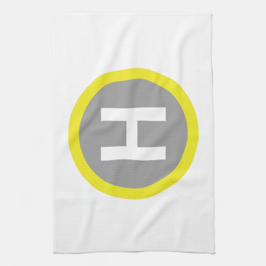 Band voor helipad theedoek (Verticaal)