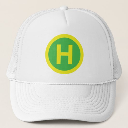 Band voor helipad trucker pet (Voorkant)