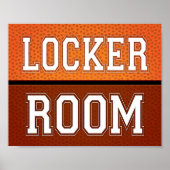 Band voor LOCKER ROOM BEVESTIGING Basketball Poster (Voorkant)