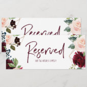 Band voor weddenschappen - Bourgogne & marine Kaart (Voorkant / Achterkant)