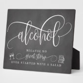 Band voor weddenschappen op alcohol fotoplaat (Zijkant)