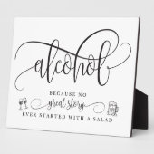 Band voor weddenschappen op alcohol fotoplaat (Zijkant)