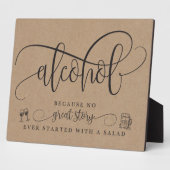 Band voor weddenschappen op alcohol fotoplaat (Zijkant)