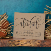 Band voor weddenschappen op alcohol fotoplaat (Zijkant)