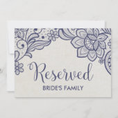 Band voor weduwschap en marineslag kaart (Achterkant)