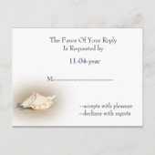 Band Weddenrsvp-kaart Uitnodiging Briefkaart (Achterkant)