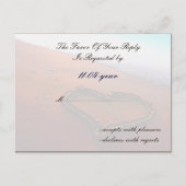 Band Weddenrsvp-kaart Uitnodiging Briefkaart (Achterkant)