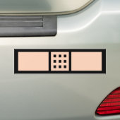 Bandage-bumpersticker met 8 bits! bumpersticker (Op auto)