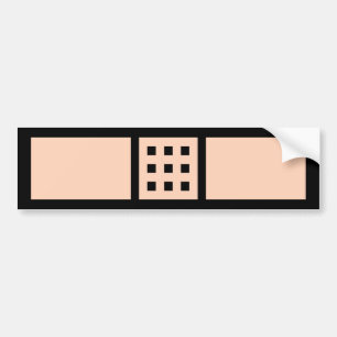 Bandage-bumpersticker met 8 bits! bumpersticker