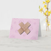 Bandage X Get Well Kaart (Gele Bloem)