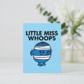Bandaged Little Miss Whoops Briefkaart (Staand voorkant)