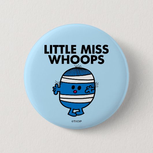 Bandaged Little Miss Whoops Ronde Button 5,7 Cm (Voorkant)