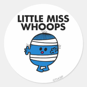 Bandaged Little Miss Whoops Ronde Sticker