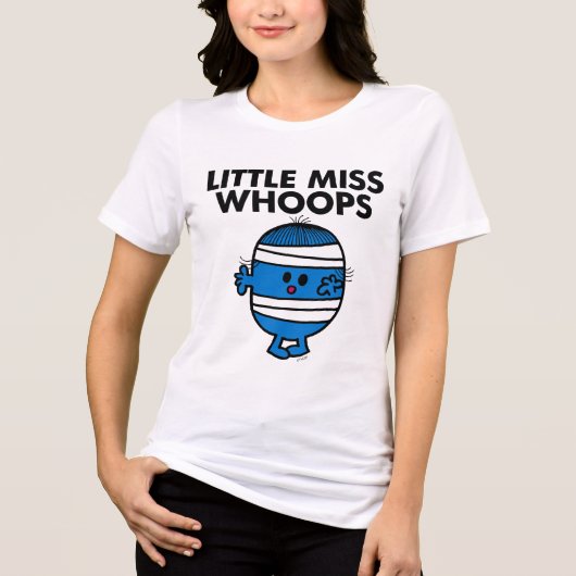 Bandaged Little Miss Whoops Tri-Blend Shirt (Voorkant)