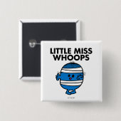 Bandaged Little Miss Whoops Vierkante Button 5,1 Cm (Voorkant /achterkant)