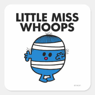 Bandaged Little Miss Whoops Vierkante Sticker