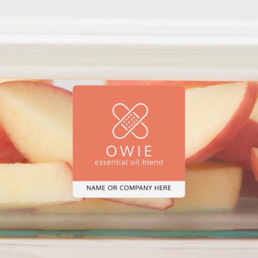 Bandaid RX Essential Oil Roller Flessenlabels Labels (Aangebracht)