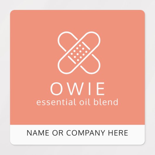 Bandaid RX Essential Oil Roller Flessenlabels Labels (Design 1)