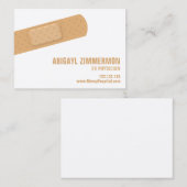 BANDAID-Visitekaartje Visitekaartje (Voorkant / Achterkant)