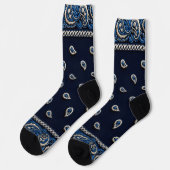 Bandana 2 Toon Blauwe Sokken (Links)